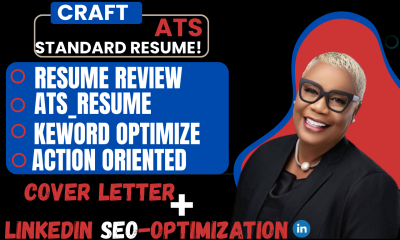 I Will Offer Expert Resume Writing, LinkedIn Optimization, and Job Search Assistance