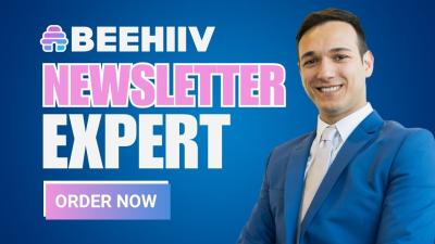 I will setup beehiiv account, beehiiv ai newsletter template design, and beehive landing page