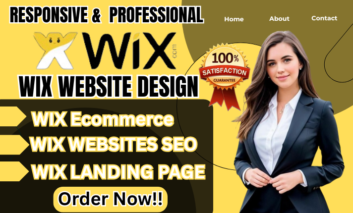 I will create Wix Website Design, Redesign Wix Website