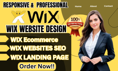 I will create Wix Website Design, Redesign Wix Website