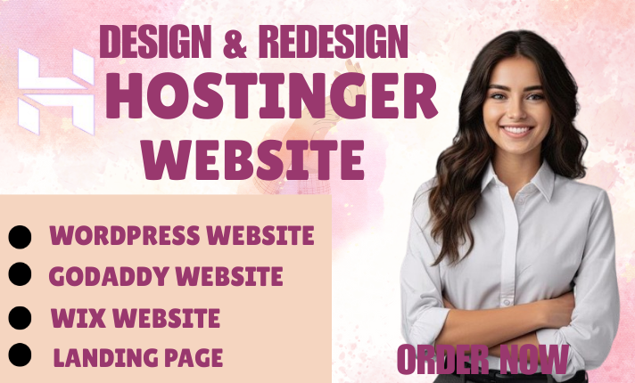I will redesign Hostinger website, webshop, Weebly, Wix eCommerce, GoDaddy, Wix