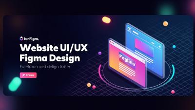 I will do Figma website design or website UI/UX, website mockup, landing pages in Figma