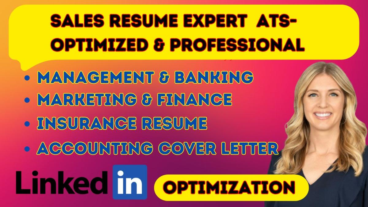 I Will Write a High Impact Sales, SDR, or Tech Sales Resume That Lands Interviews