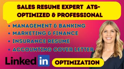 I Will Write a High Impact Sales, SDR, or Tech Sales Resume That Lands Interviews