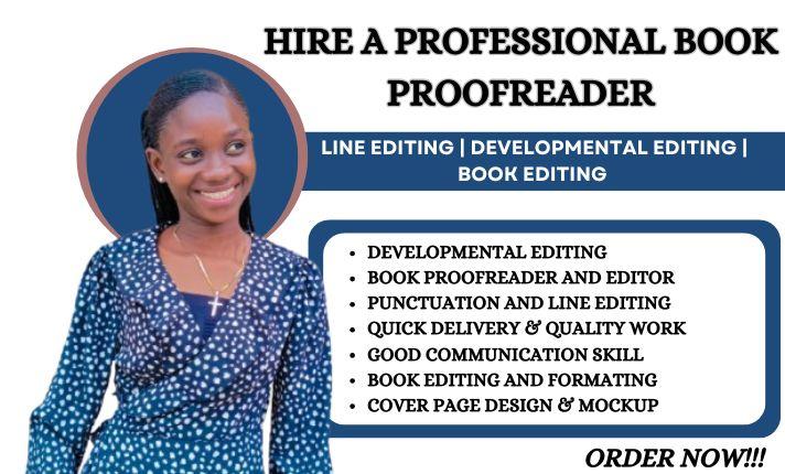 I Will Do Book Proofreading, Line Editing, Book Editing, and Book Formatting
