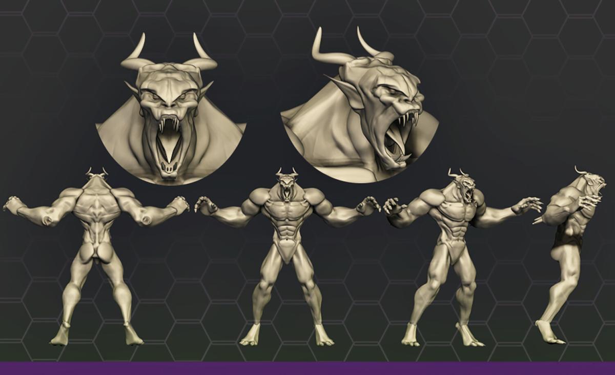 I will model realistic, stylized DND OC portrait 3D characters Funko Pop toys animals