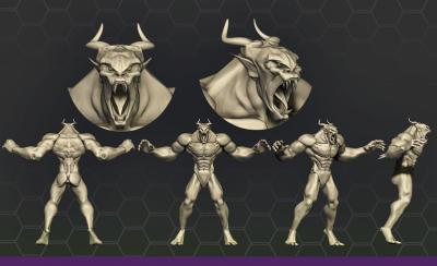 I will model realistic, stylized DND OC portrait 3D characters Funko Pop toys animals
