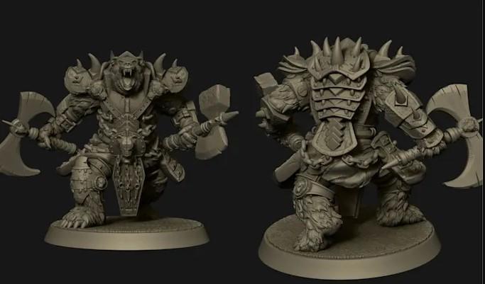 I Will Design Sculpt Custom 3D Miniatures, Action Figures, and Models for 3D Printing