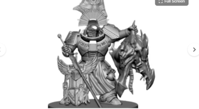 I will create Warhammer 40k tabletop model DND miniatures character for printing