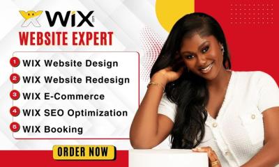I will Wix website design Wix website redesign Wix website design Wix website redesign