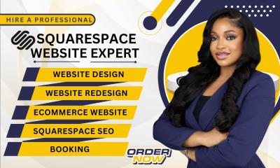 I will Squarespace Website Redesign | Squarespace Website Design | Squarespace Redesign