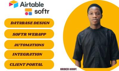 I will be Airtable Expert, Airtable Automation, Airtable Interfaces Design and Script
