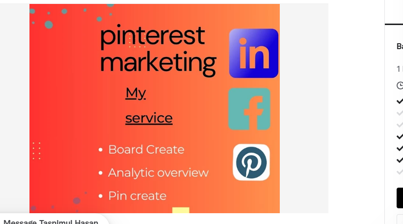 I will do create pin and develop pinterest