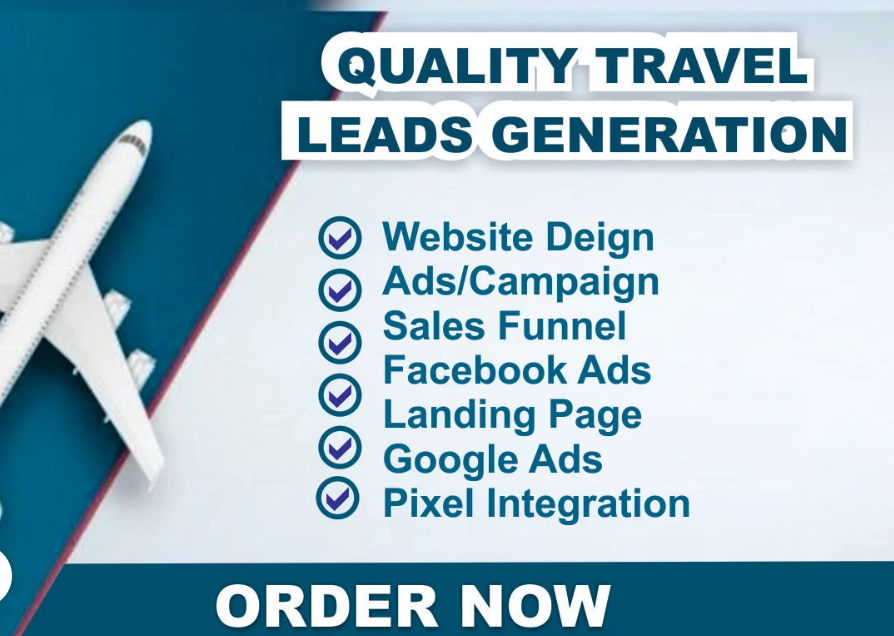 Travel Leads | Travel Agency Leads | Travel Website Facebook Ads | Google Ads