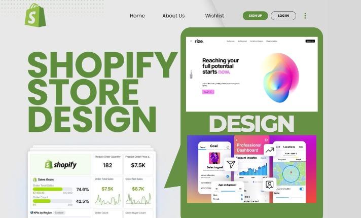 I will build stunning Shopify dropshipping store eCommerce website with winning products