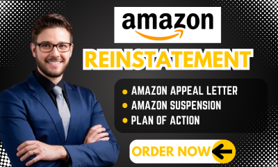 I will do Amazon account reinstatement, plan of action, appeal letter, section 3