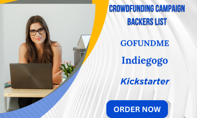 I will provide a targeted kickstarter, gofundme, indiegogo crowdfunding backers list