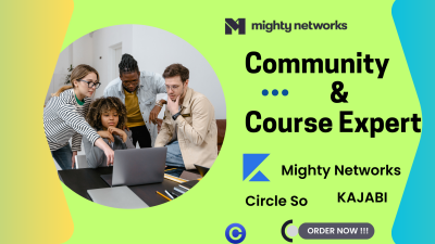 I will set up Mighty Networks Circle so Kajabi GoHighLevel Membership Heartbeat