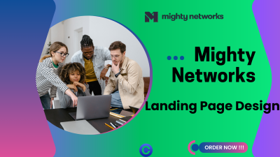 I will design your Mighty Networks landing page or membership site
