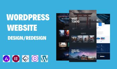 I will develop a WordPress website for your business