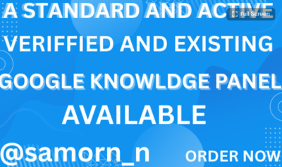 I will create approved Google Knowledge Panel, Knowledgepanel, Personal or Brand