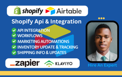 I will optimize Shopify sales with expert Klaviyo API, Airtable integration, Zapier