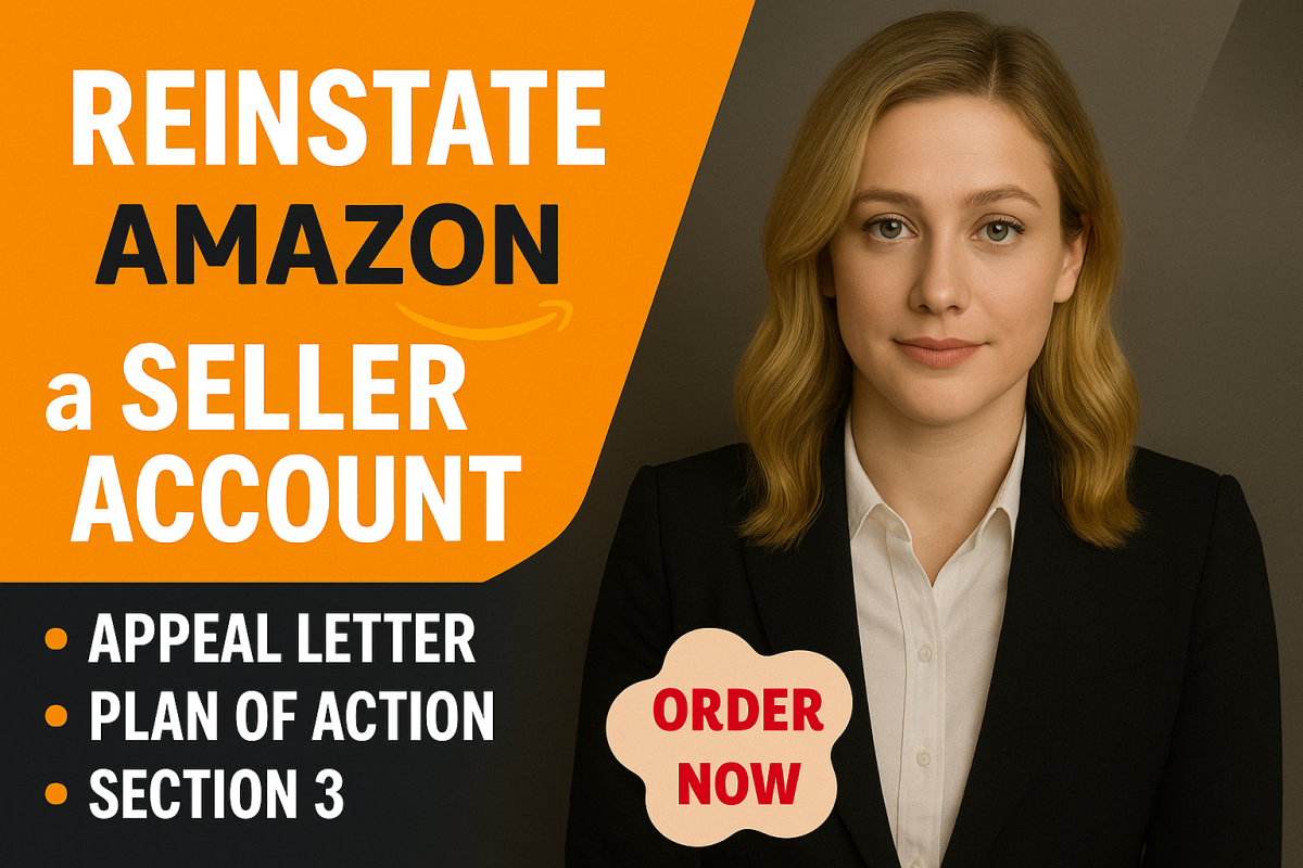 I will write a winning Amazon appeal, POA, and reinstate suspended accounts