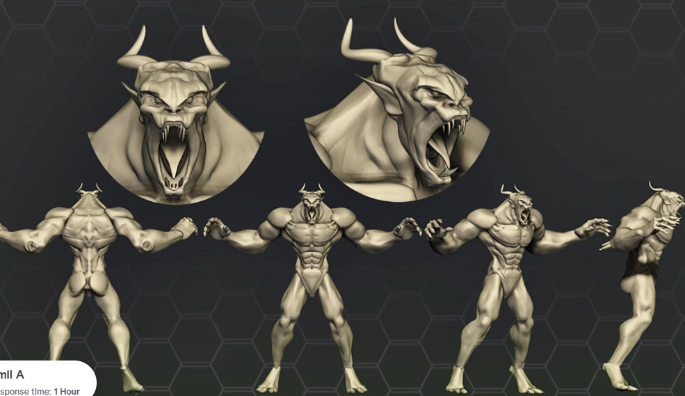 I will model realistic, stylized DND OC portrait 3D characters Funko Pop toys animals