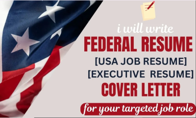 I will write a federal resume for your targeted job, USAJOBS, KSA response