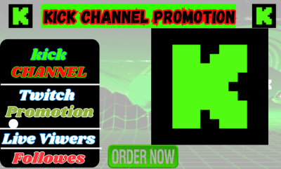 I will do Organic Kick Twitch Promotion to Boost Your Channel