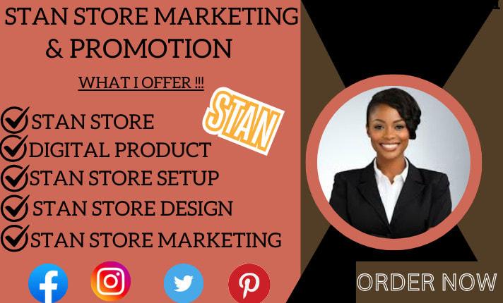 I will do Stan Store Marketing, Stan Store Promotion, Stan Store Sales Funnel, Stan Store