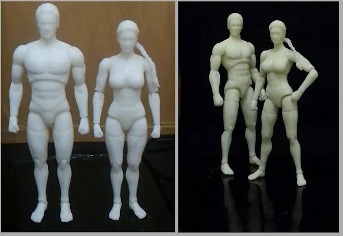 I will sculpt 3D action figure articulated 3D object model BJD anime figure resin print