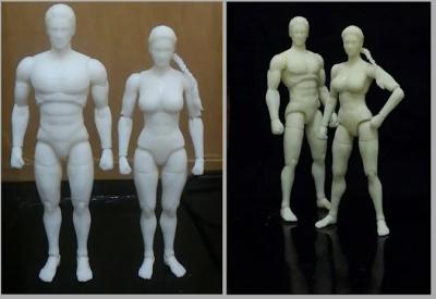I will sculpt 3D action figure articulated 3D object model BJD anime figure resin print