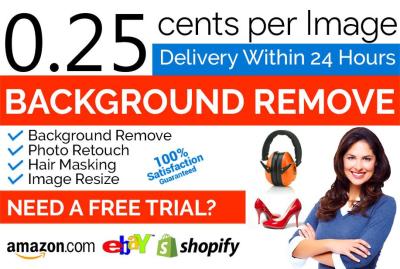 I Will Remove Background from 20 Images