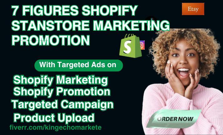 I will do Stan Store Marketing, Etsy and Shopify Sales Funnel Setup, SEO and Promotion