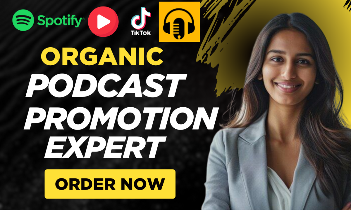 I will do Spotify Podcast Promotion, Organic USA Podcast Promotion, Podcast Marketing