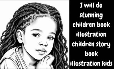 I will do stunning children book illustration children story book illustration kids