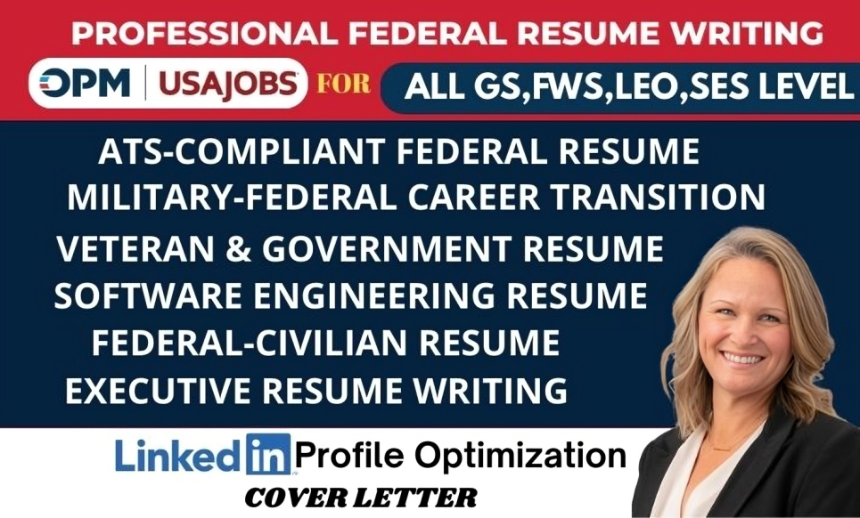 PROFESSIONAL FEDERAL RESUME WRITING SERVICE
