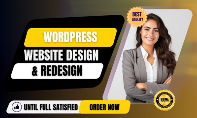 Be Your WordPress Developer & Website Designer – Create Your Perfect WordPress Website