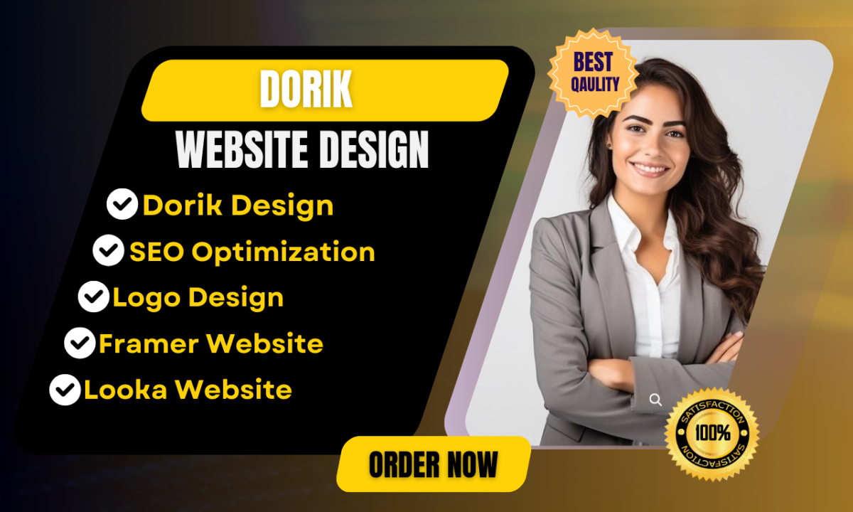 Design Dorik Website, Dorik Website and Redesign