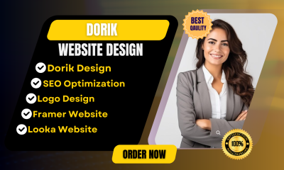 Design Dorik Website, Dorik Website and Redesign