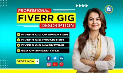 I will write SEO optimized Fiverr gig description, Fiverr gig title, profile, gig image