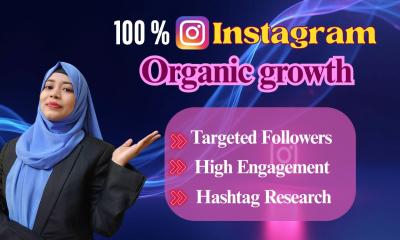 I will manage your Instagram promotion to achieve organic growth