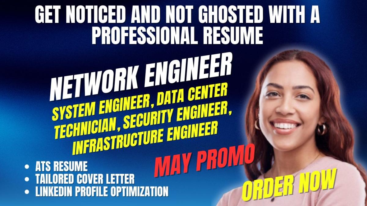 I will write network engineer fiber optic telecom technician iot engineer tech resume