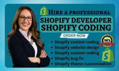 I will do Shopify custom coding, Shopify theme customization, and fix Shopify bugs