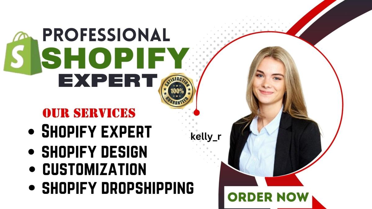 Design Shopify Website | Shopify Store Redesign | Branded Dropshipping Store