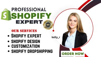 Design Shopify Website | Shopify Store Redesign | Branded Dropshipping Store