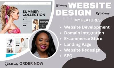 Godaddy Website Redesign & Ecommerce Optimization