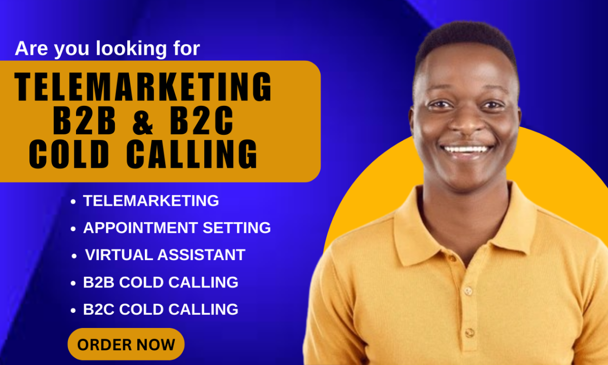 I Will Do Cold Calling, Appointment Setting, and Telemarketing