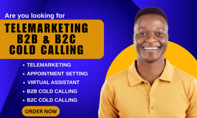 I Will Do Cold Calling, Appointment Setting, and Telemarketing